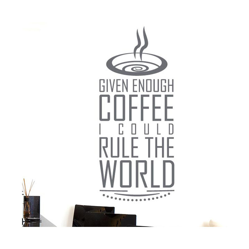 Wall Decal, Grey, Large