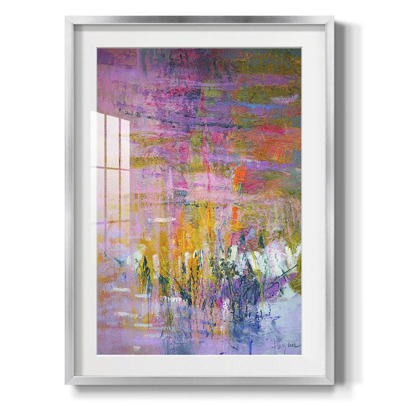 Crépuscule au repos - impression encadrée, H 25,5 po x l 17,5 po, Argent argent