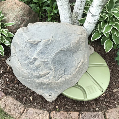 Ruggiero Plastic Abstract Garden Stone