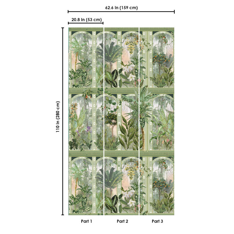 Papier peint floral Ammaley