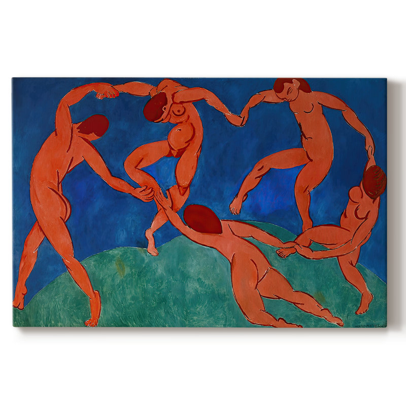 The Dance (La Danse)-Henri Matisse-Gallery Wrapped Canvas-1910, 24x36