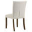 Ensemble de 2 chaises d'appoint rembourrées avec tissu luxueux et fabrication en bois d'hévéa durable pour plus de confort et de style-890593514