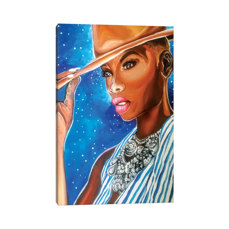 Fashionista - Painting on Canvas, 66.04cm H x 45.72cm W x 3.81cm D, Wrapped Canvas