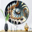 Horloge murale Fractal Futuristic Architecture I-93393257