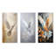 Tranquil Dove Harmony - ensemble de 3 reproductions d'art en métal Dove-2021202835