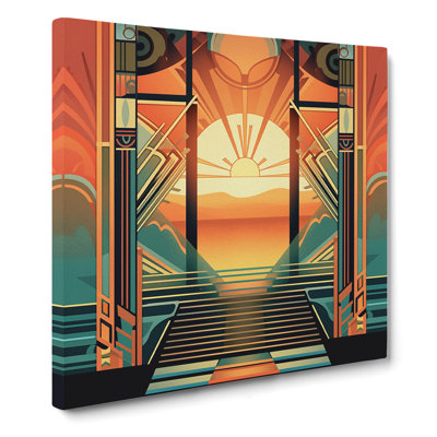 Sunrise No.1 - Wrapped Canvas