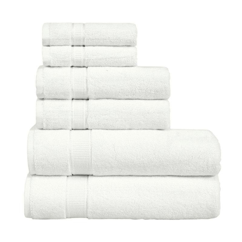 Ensemble de chambre d'amis en mélange de coton Emmeram, Blanc