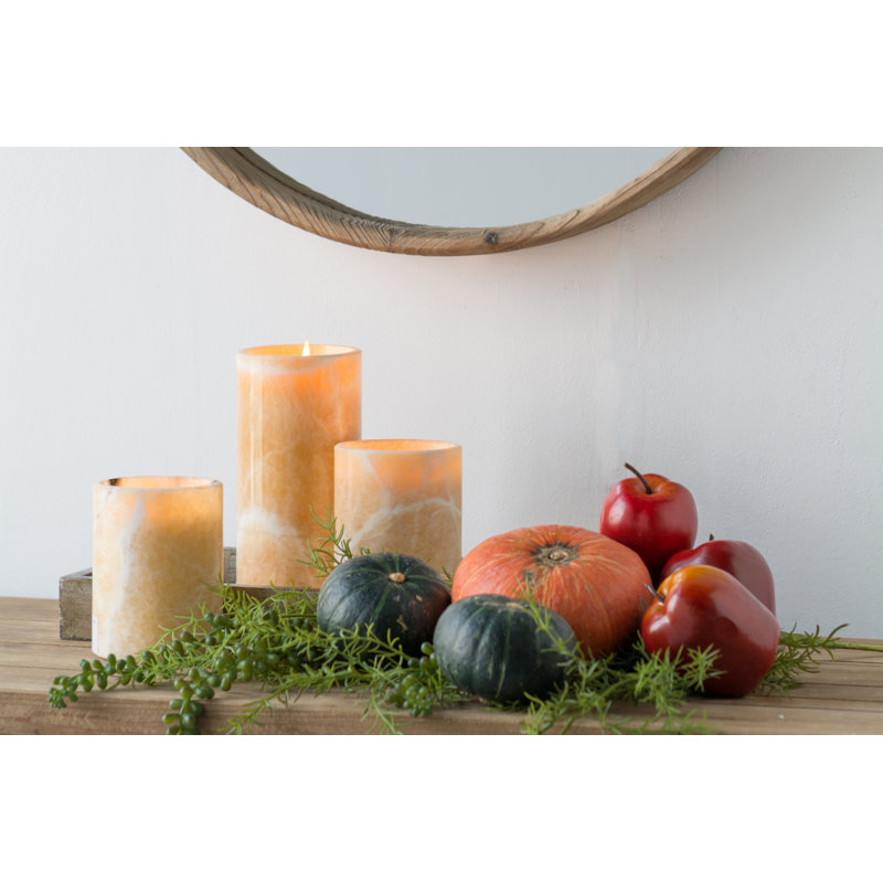 Unscented Flameless Pillar Candle