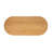 Dortch 55.5" Single Drawer Fluted Oval Console Desk