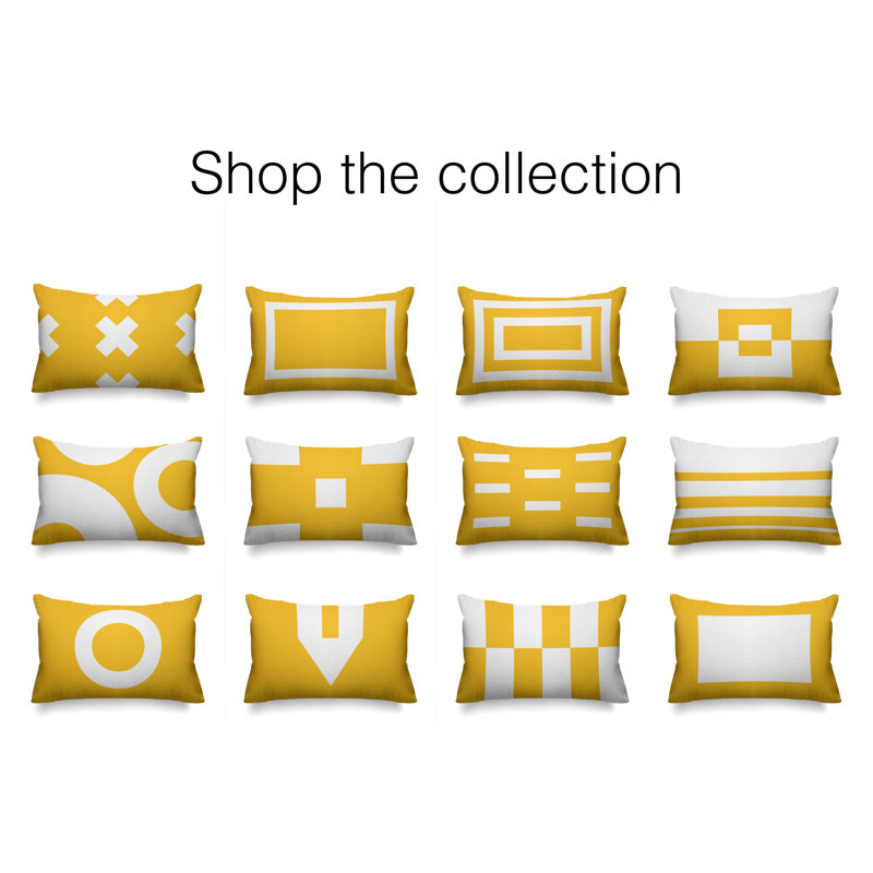 Coussin Luber, Jaune