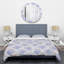  Ensemble de housse de couette à motif abstrait Mid-Century-40703512