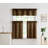 BT668-KC EMBROIDERED JACQUARD KITCHEN CHRTAIN 52X15IN+ 2X26X36IN-1822996855