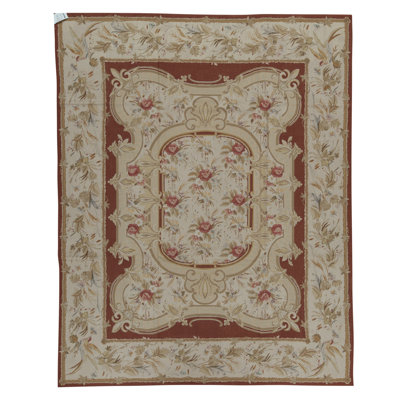Hand-Knotted High-Quality Gray and Brown Area Rug