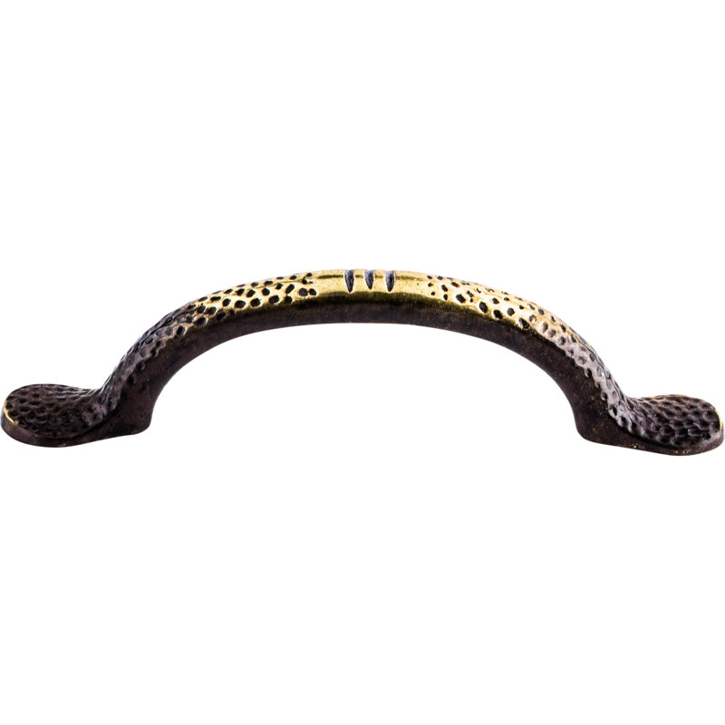 Warwick Fixed 3 3/4" Center to Center Bar pull, Dark Antique Brass