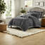 Ensembles de literie de luxe en jacquard de polyester très grand noir moderne pour la maison
