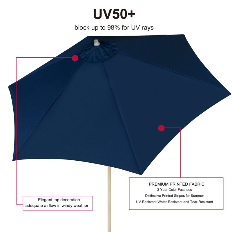 Parasol avec manivelle Soutor 108