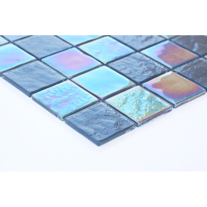 Carreau de mosaïque murale en verre 2 "x 2", Gris