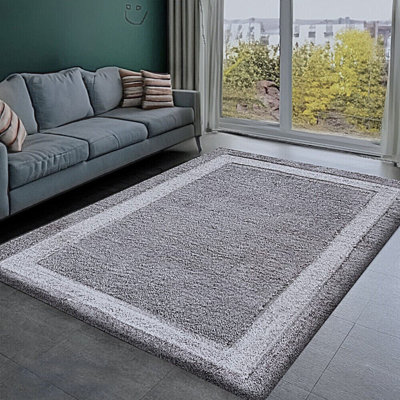 Solid Colour Shag Area Rug