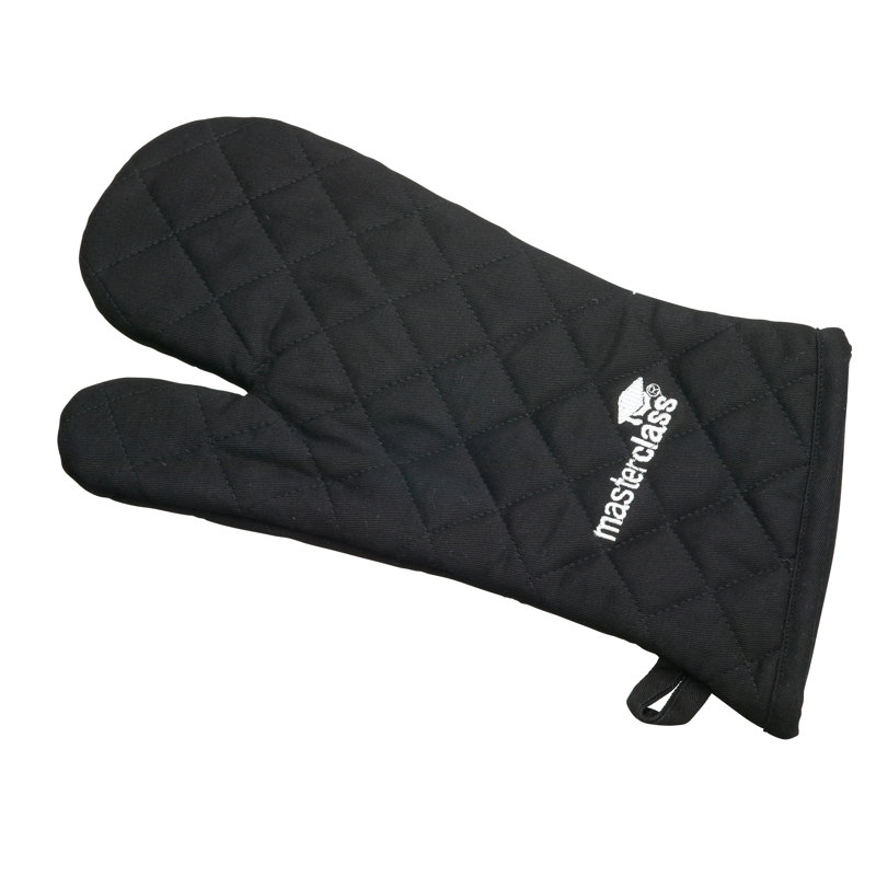 Deluxe Professional Black Single Oven Glove