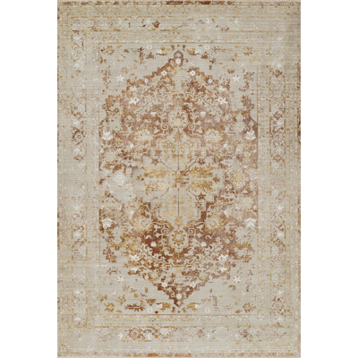 Pannie Viscose Oriental Indoor Rug