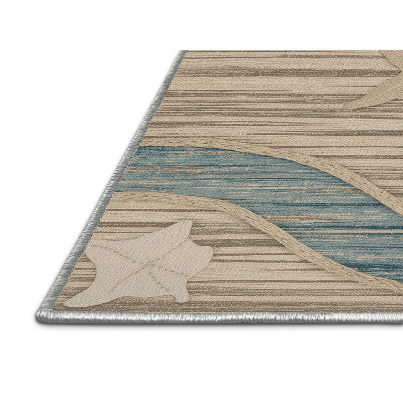  Tapis bord de mer lavable Minimalist Plus, Rectangulaire 8 pi x 12 pi