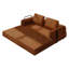 Canapé-lit convertible de 78 pouces, canapé-lit pliable, aucun assemblage requis-537546425
