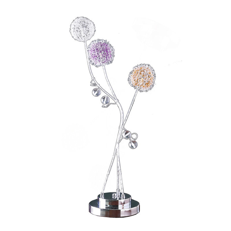 Lampe de table 28 po 3 en aluminium à DEL Zeus