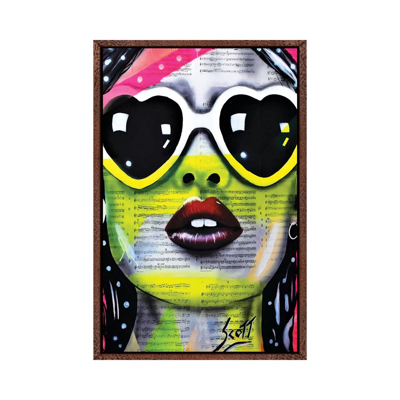 Maybe We Will Live Forever 1 Piece Wall Art on Canvas, 66.04cm H x 45.72cm W x 3.81cm D, Classic Brown Wood Framed