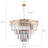 Lauryna 7 - Light 31.5"W Dimmable Crystal Tiered Chandelier