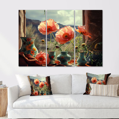 Dahmen - Poppy Wall Art Set