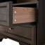 Armoire de rangement vitrée à porte en verre 52,17 "avec 2 tiroirs et tablette réglable, solutions de rangement spacieuses, armoire vitrée pour salon, chambre à coucher, cuisine et bureau-2038453544
