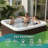 Lifesmart LS600DX 230 Volt 7-Person 65-Jet Square Hot Tub with Ozonator-124883429