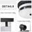 Flush Mount Ceiling Light with Frosted Glass Shade