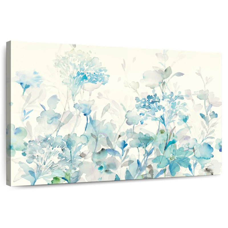 Avery Translucent Garden Blue, 30" H x 45" W