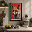 Fox Portrait Modern - Wrapped Canvas-893030746-893030748