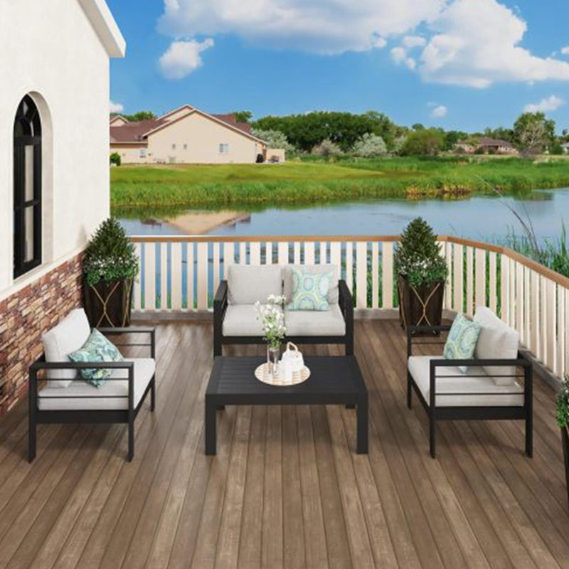 Aluminum Outdoor Patio sofas, Gray