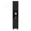 Armoire garde-manger Almada, trois tablettes intérieures, finition wengé noir-871658844