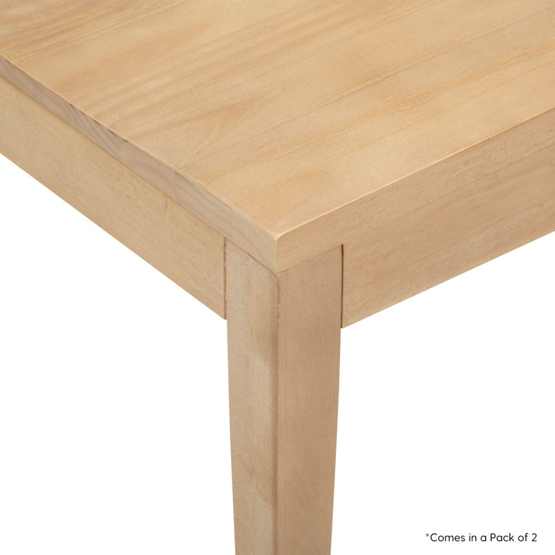 Linzy Solid Wood Modern Dining Chair, Blonde