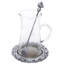 Fleur De Lis Glass Beverage Dispenser