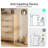 47 " Rattan 8-Drawer Dresser With Solid Wood Legs-520245706
