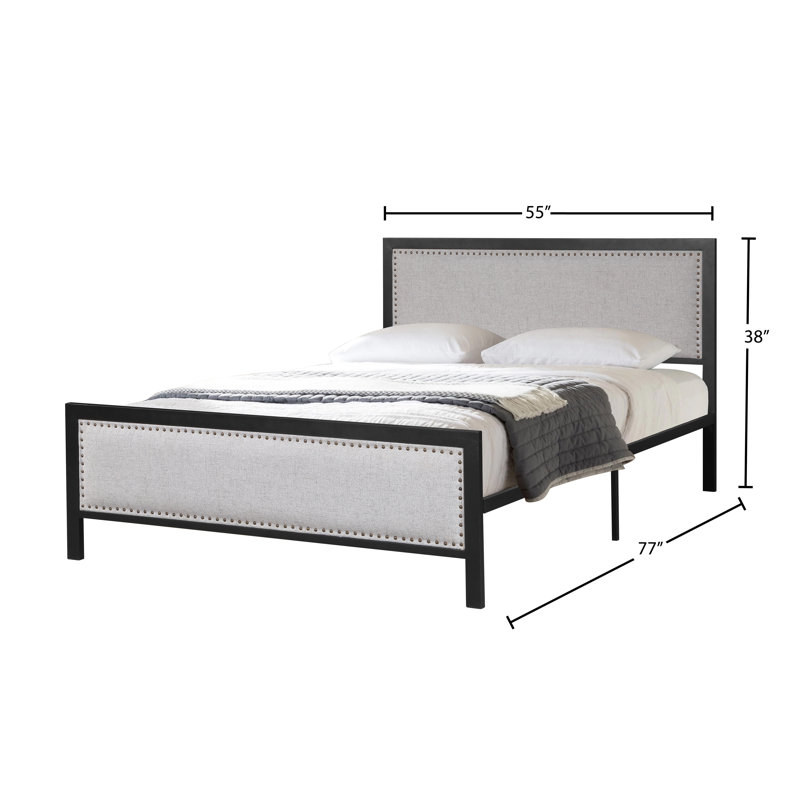 Lit plateforme Deanda, Simple