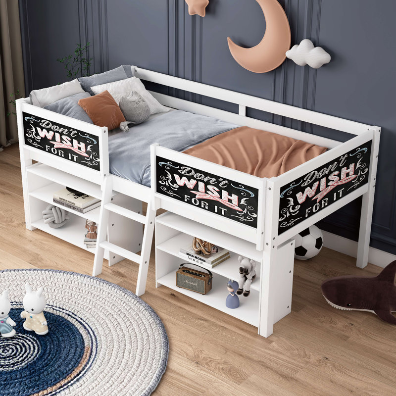 Lit superposé simple Guydra par Harriet Bee, Blanc