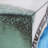 Lampe de table en verre Subtle Blues