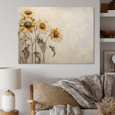 " Vintage Sunflowers Florescence II "