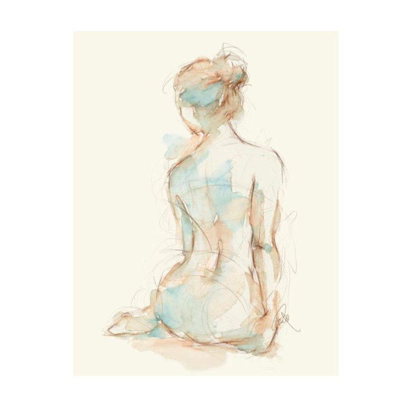 Gesture In Moment II Print by Janice Sadler, 70" H x 54" W, Outdoor