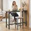 Metal Base Dining Table