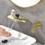 Robinet de baignoire mural à 2 trous avec robinet cascade et robinet de baignoire en laiton-115359726