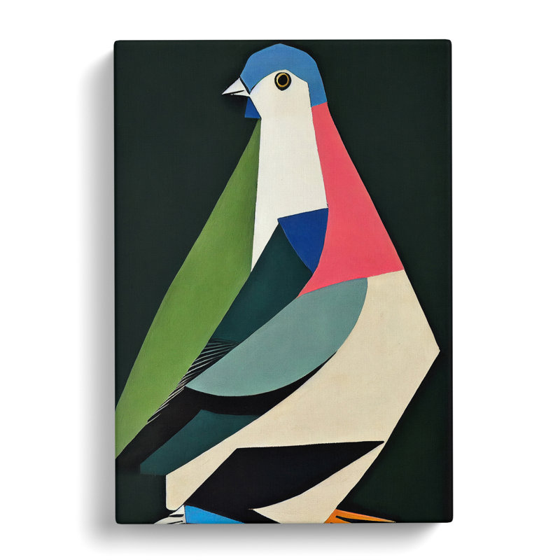 Fennia Pigeon Abstract Vol.1 - Wrapped Canvas, 50cm H x 35cm W x 3cm D