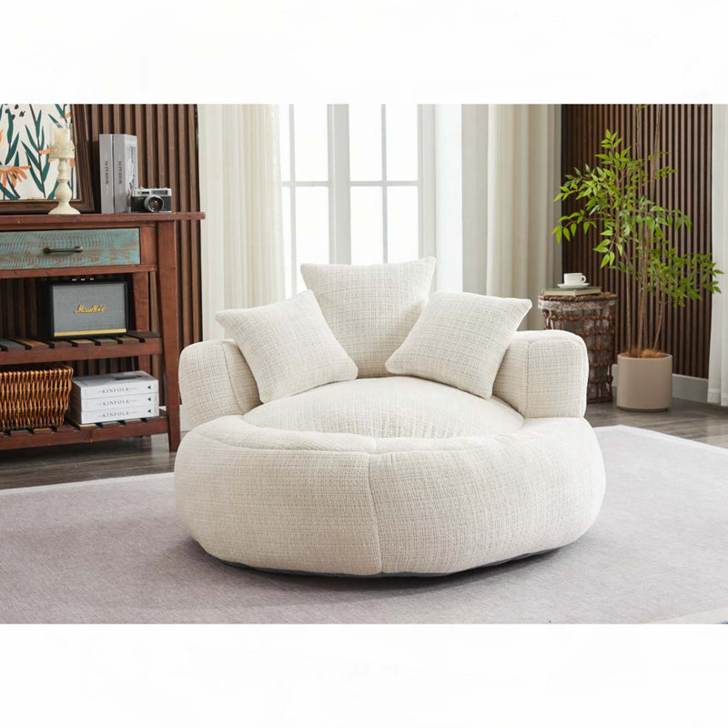 Fauteuils à billes en mousse, Blanc