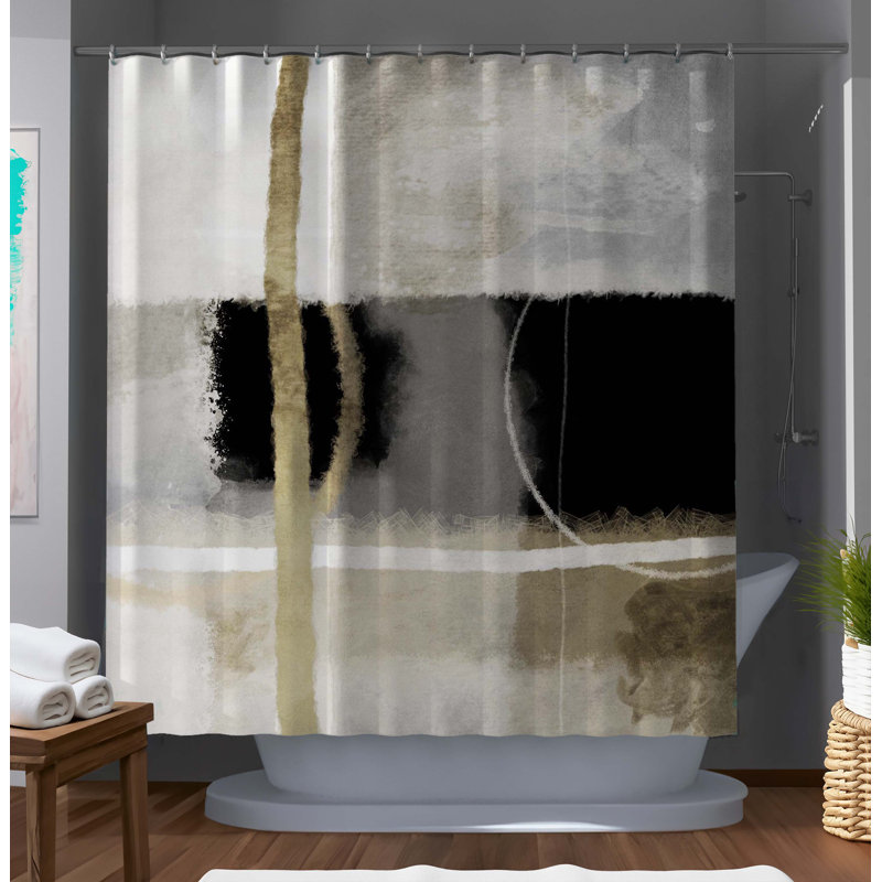 Abstract Shower Curtain
